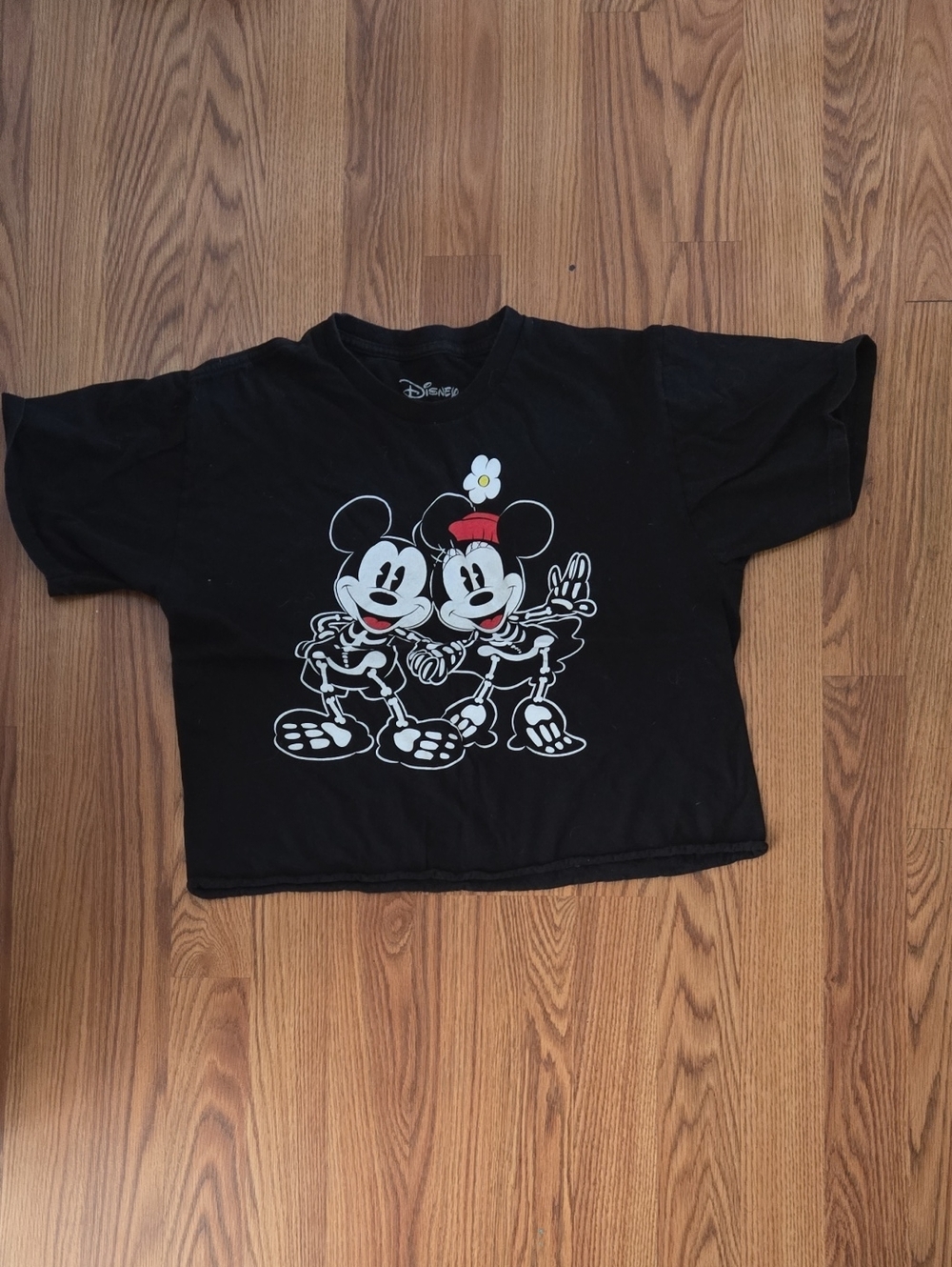 Disney Black Halloween Tee with Mickey & Minnie